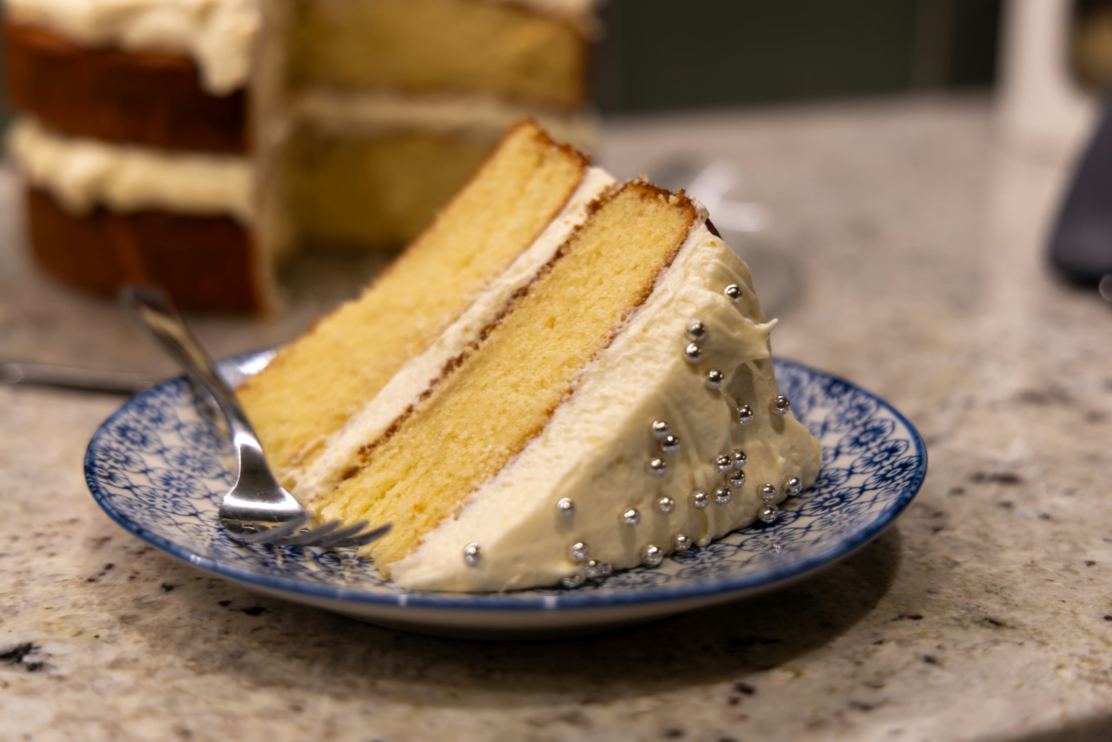 Queque de 2 capas con lustre