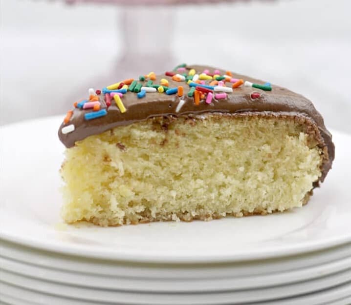 Queque de 1 capa con lustre